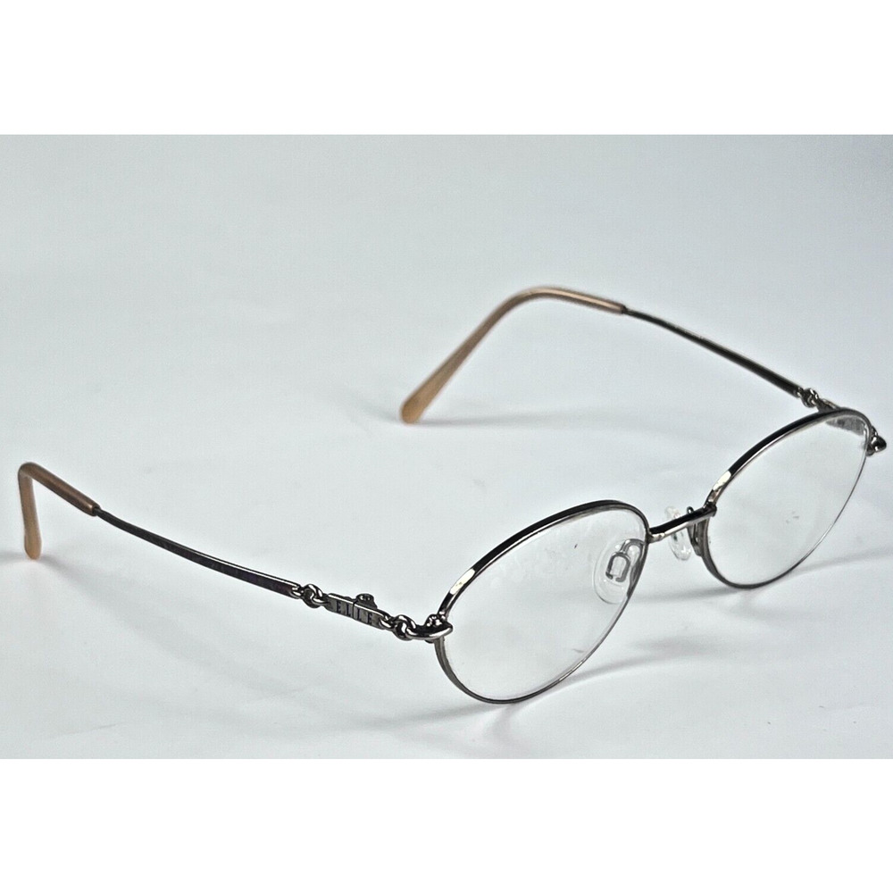 Elle Silver / Multicolor Metal Full Rim Oval 50-18-130 Eyeglasses FRAMES ONLY